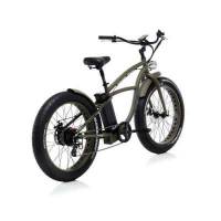 Bicicletta Bad Bike BEACH FAT eBike Green Matt 250W