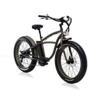 Bicicletta Bad Bike BEACH FAT eBike Green Matt 250W