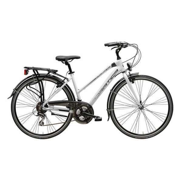 Bicicletta Cicli Adriatica City Trekking Boxter HP Donna 28" 21V Bianco Ghiaccio