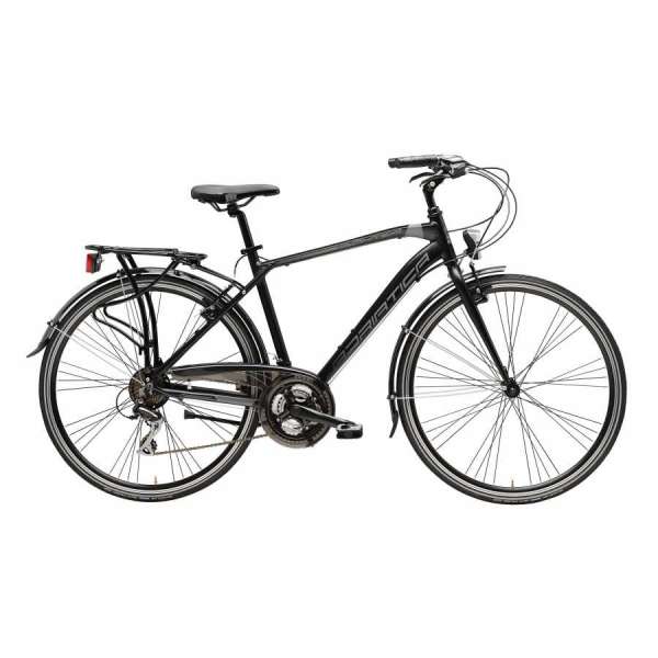 Bicicletta Cicli Adriatica City Trekking Boxter HP Uomo 28" 21V Nero Opaco