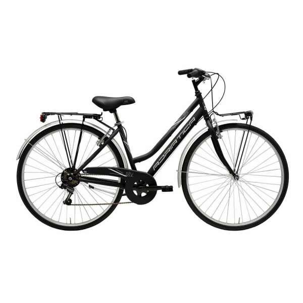 Bicicletta Cicli Adriatica City Trekking Movie Donna 28" 6V Nero
