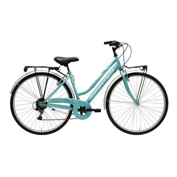 Bicicletta Cicli Adriatica City Trekking Movie Donna 28" 6V Verde Acqua