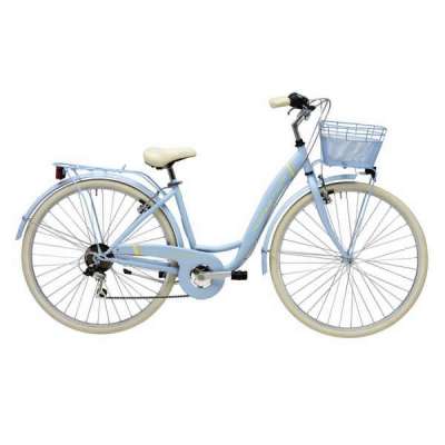 Bicicletta Cicli Adriatica City Trekking Panda Donna 28" 6V Azzurro Opaco