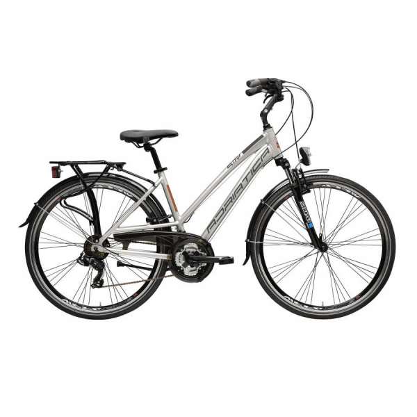 Bicicletta Cicli Adriatica City Trekking Sity 2 Donna 28" 21V Grigio Opaco