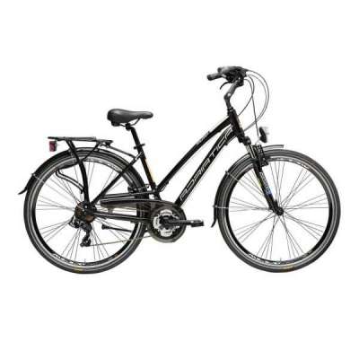 Bicicletta Cicli Adriatica City Trekking Sity 2 Donna 28" 21V Nero Opaco