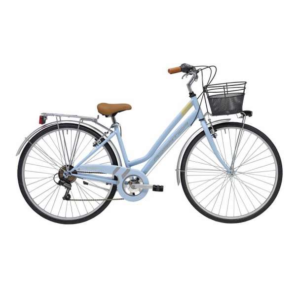 Bicicletta Cicli Adriatica City Trekking Trend Donna 28" 6V Azzurro Opaco