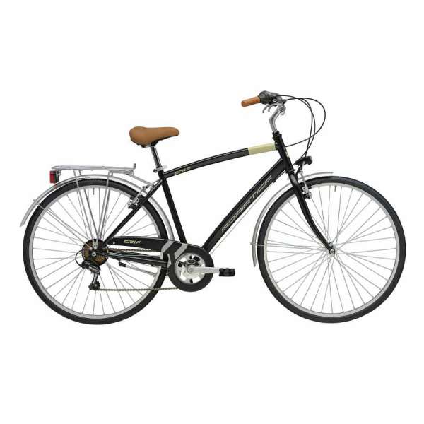Bicicletta Cicli Adriatica City Trekking Trend Uomo 28" 6V Nero