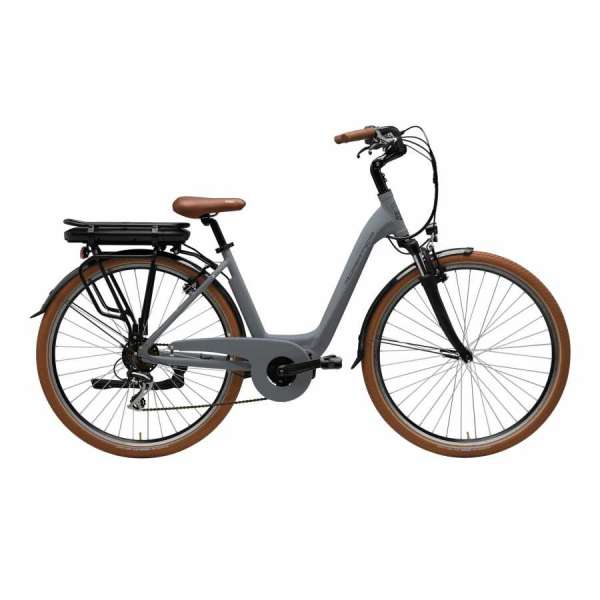 Bicicletta Cicli Adriatica E-Bike E-City New Age Lady 28" 7V Grigio Chiaro