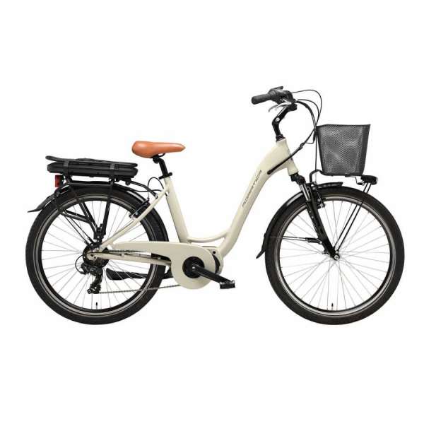 Bicicletta Cicli Adriatica E-Bike E-City Vanity Lady 26" 6V Crema