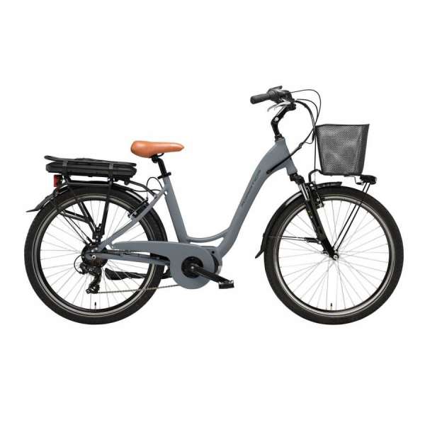 Bicicletta Cicli Adriatica E-Bike E-City Vanity Lady 26" 6V Grigio