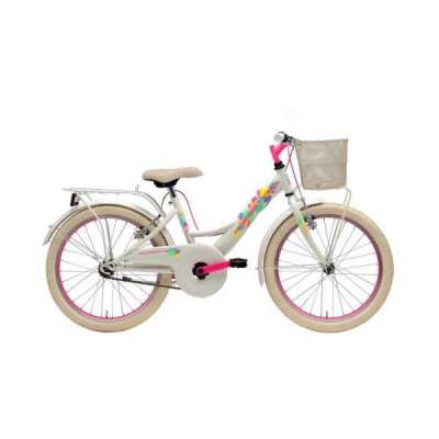 Bicicletta Cicli Adriatica Junior Girl 20" 1V Bianco Fucsia