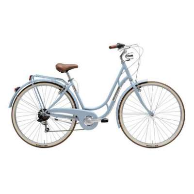 Bicicletta Cicli Adriatica Vintage Danish Donna 28" 6V Azzurro Opaco