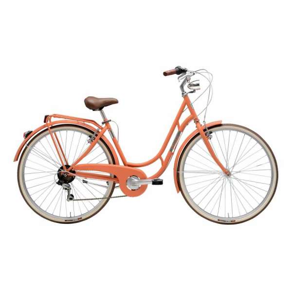 Bicicletta Cicli Adriatica Vintage Danish Donna 28" 6V Salmone Opaco