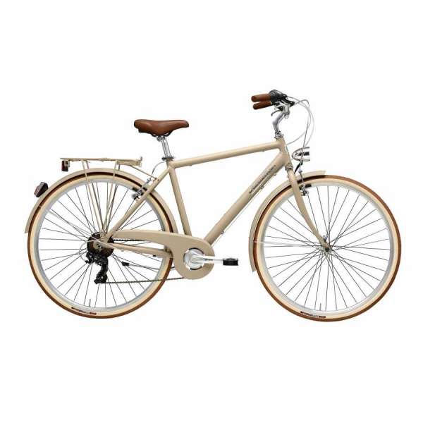 Bicicletta Cicli Adriatica Vintage Retr&ograve; Uomo 28" 6V Nocciola