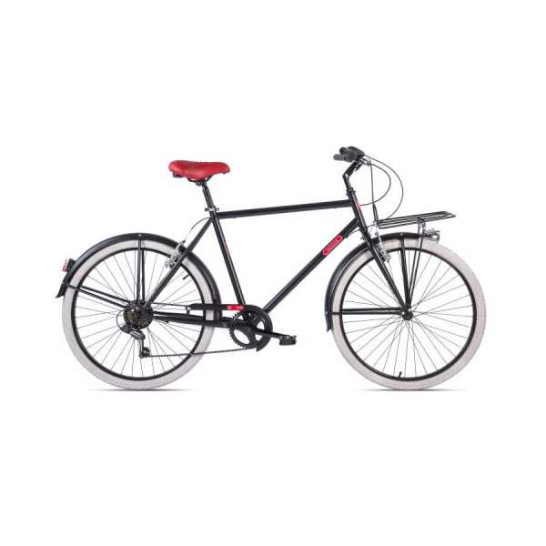 Bicicletta City Bike LETOULE FACILE 28" 6V Steel Man Buio