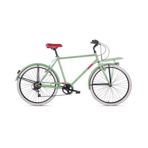 Bicicletta City Bike LETOULE FACILE 28" 6V Steel Man Mint Green