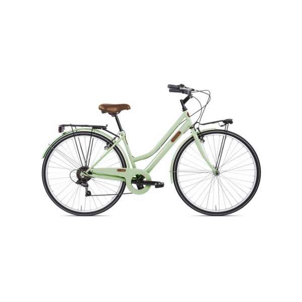 Bicicletta City Bike LETOULE TROPAIZ 28" 6V Steel Lady Verde Smeraldo Chiaro