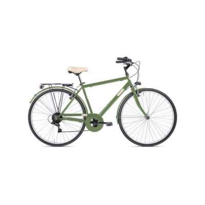 Bicicletta City Bike LETOULE TROPAIZ 28" 6V Steel Man Verde Smeraldo Scuro
