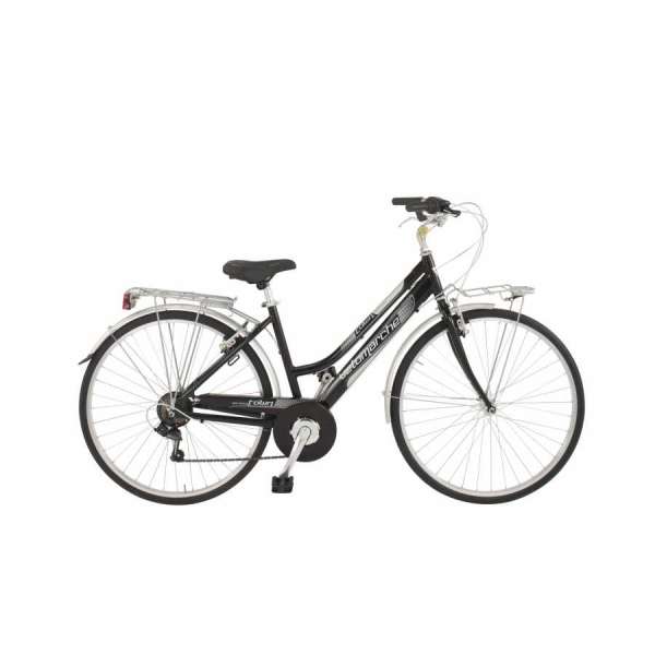 Bicicletta Velomarche CITY BIKE TOWN 28” 18V VM 655AL Donna Black