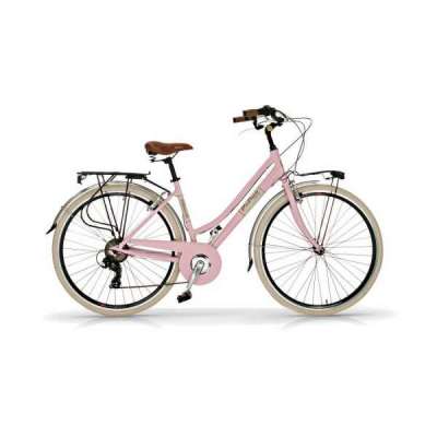 Bicicletta Elegance 28" 6V. Via Veneto Donna Rosa 