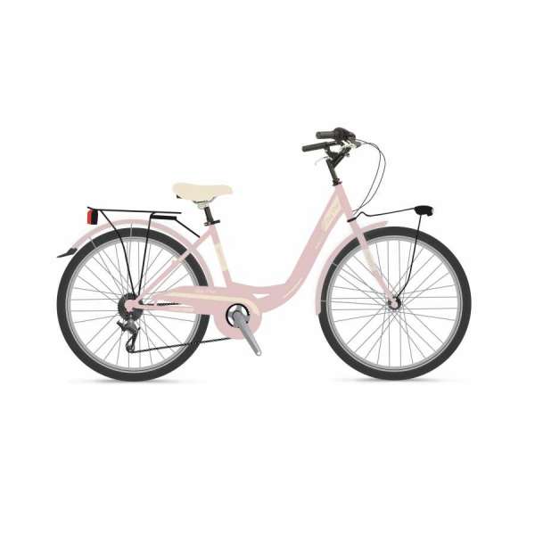 Bicicletta Velomarche MONOTUBO LAZY DAYS 24" 6V Bambina/Ragazza Pink