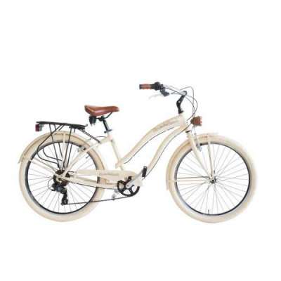 Bicicletta Sun On The Beach Via Veneto Donna Beige 