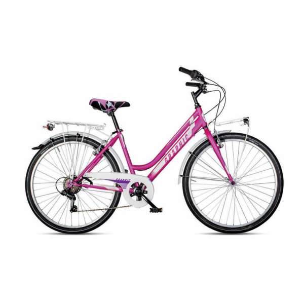 Bicicletta Velomarche CITY BIKE GRAPHIC 26" 6V VM 176 Fucsia