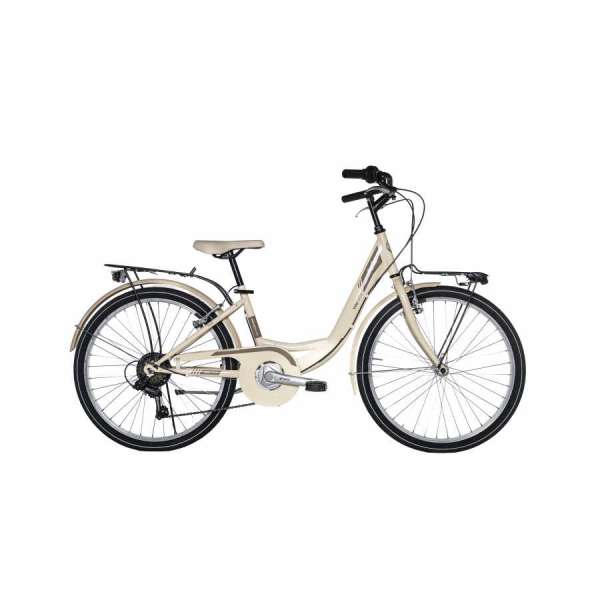 Bicicletta Velomarche MONOTUBO LAZY DAYS 24" 6V Bambina/Ragazza Beige