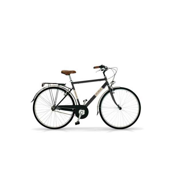 Bicicletta Via Veneto Allure Man 28” One Speed VV603M Nero Polvere di Caffè (Opaco)