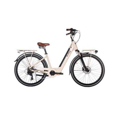 Bicicletta Via Veneto Classic E-bike Lady 26&rdquo; 6 Speed VVE62L Beige Cappuccino