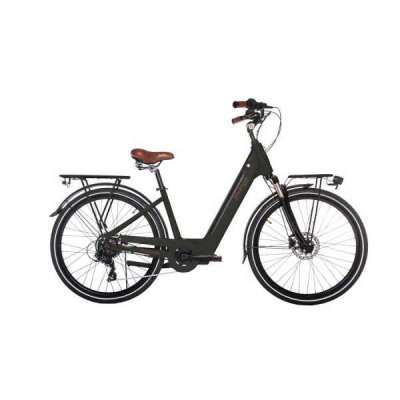 Bicicletta Via Veneto Classic E-bike Lady 26&rdquo; 6 Speed VVE62L Nero Polvere di Caff&egrave; (Opaco)