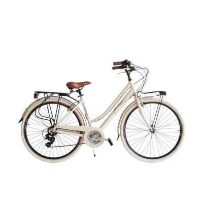 Bicicletta Via Veneto Elegance Lady 28” Eighteen Speed VV615AL Beige Cappuccino