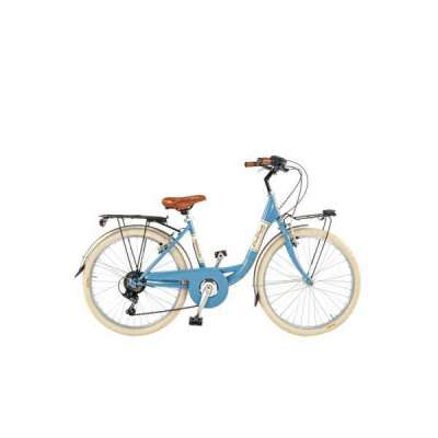 Bicicletta Via Veneto Giuly Lady 24” Six Speed VV524L Blu Mama non Mama