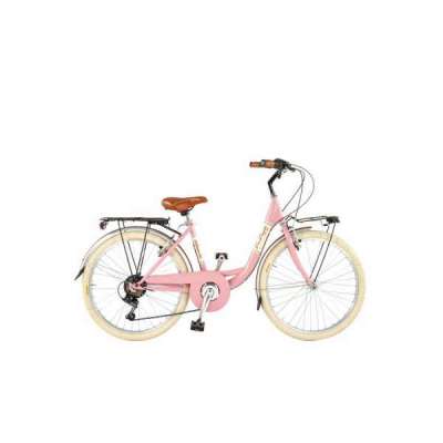 Bicicletta Via Veneto Giuly Lady 24” Six Speed VV524L Rosa Diva