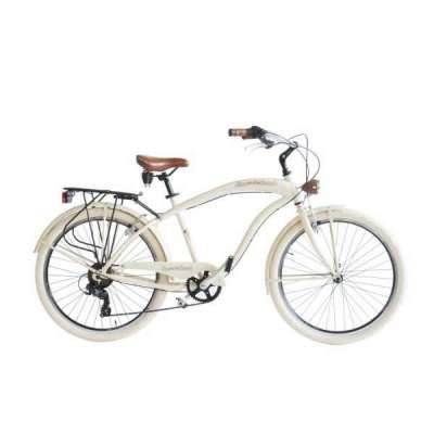 Bicicletta Via Veneto Cruiser Sun on the Beach Man 26” Six Speed V790M Beige